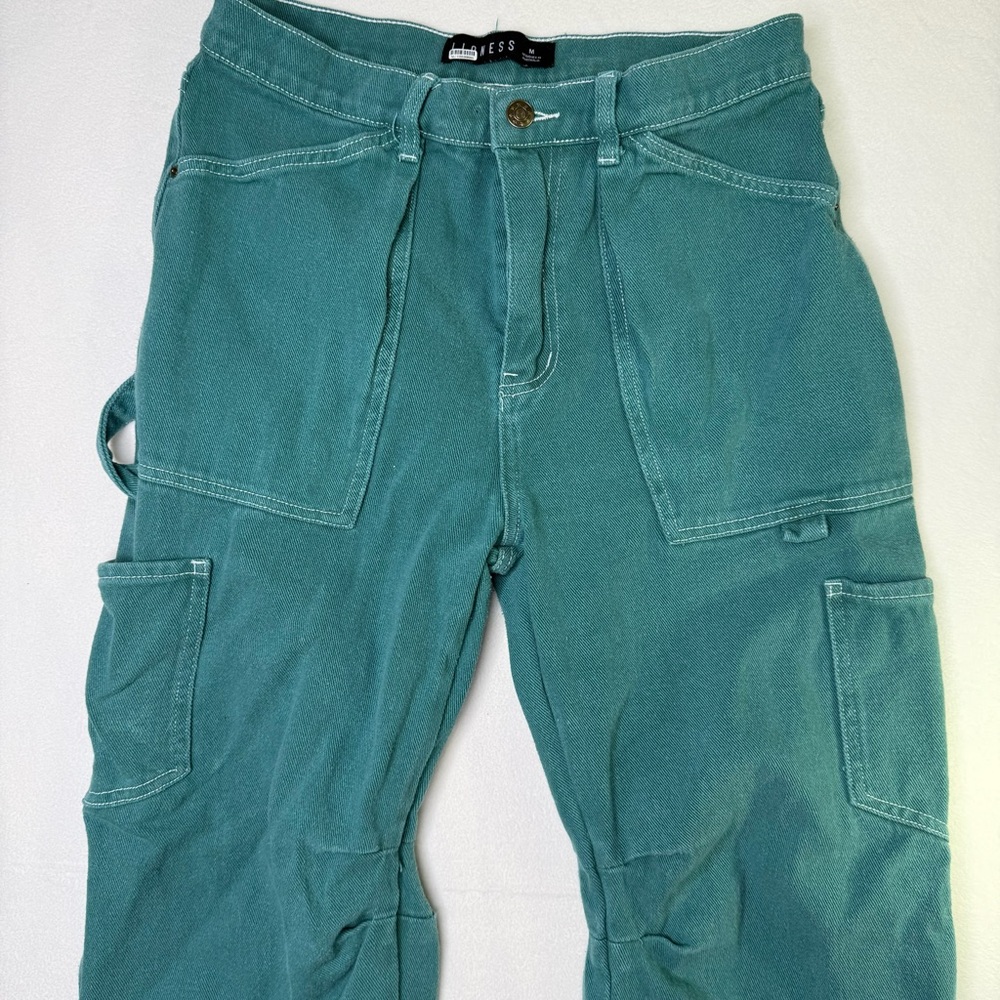 Lioness Miami Vice Green Wide-Leg Pants - Picture 6 of 8